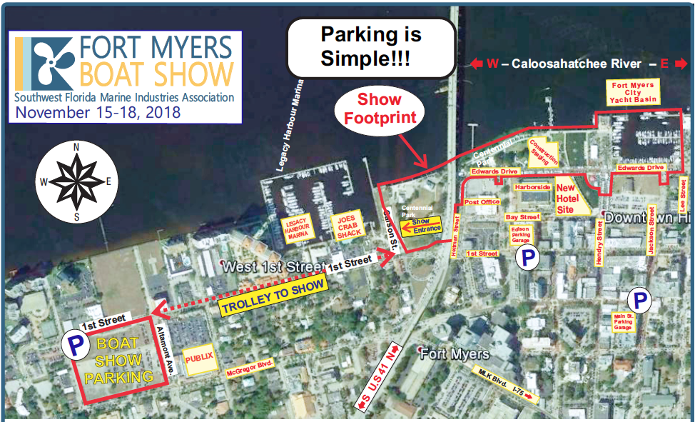 Parking Map Go Boating Florida