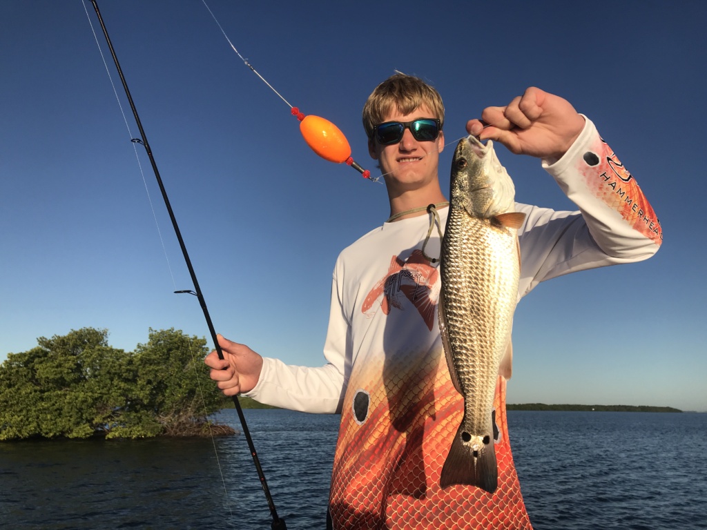 Morgan pictured with his Redfish.