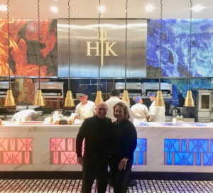 Terry and Vicki at Hell's Kitchen In Las Vegas