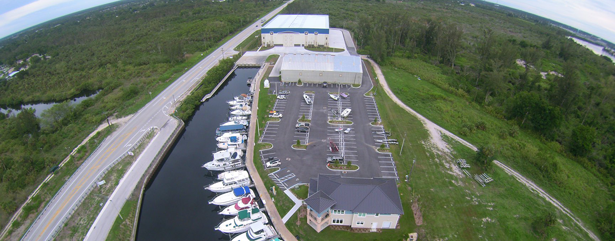 Ariel view of Sweetwater Landing Marina