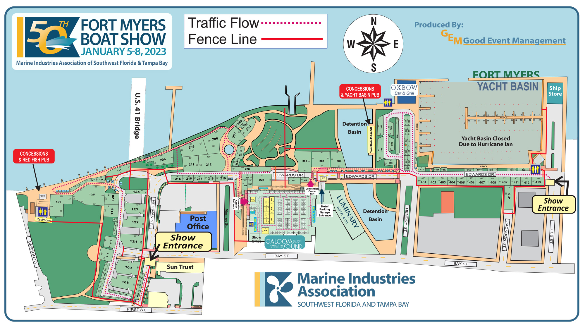 FortMyersBoatShowLayoutJan2023 Go Boating Florida